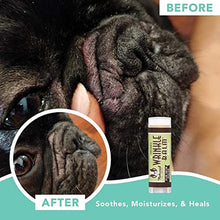 Load image into Gallery viewer, Natural Dog Company Wrinkle Balm (0.15-oz Trial Stick) | Healing & Soothing Balm | All-Natural & Organic | Vegan & Veterinarian-Approved | for Face Wrinkles and Skin Folds | Ideal for Bulldogs & Pugs