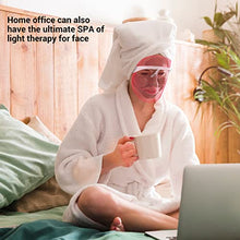 Load image into Gallery viewer, L E D Face Mask Light Therapy, 7 Colors Light Facial Mask for Skin Care, Light Therapy Mask for Facial Rejuvenation, Portable, Rechargeable, Wireless