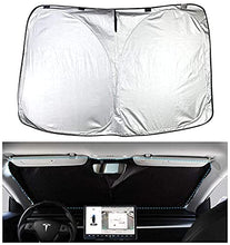 Load image into Gallery viewer, Chirano Front Windshield Sunshade & Lifting Jack Pad Specially Designed for Tesla Model 3/ Model Y