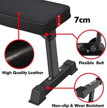 Load image into Gallery viewer, BangTong&Li Flat Weight Bench Utility Workout Exercise Training Equipment for Fitness