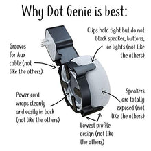 Load image into Gallery viewer, The Dot Genie | Amazon Echo Dot 3rd Gen Wall Mount | The Original Outlet Hanger | No Muffled Sound | Exposed Speaker Grill, Mics, and Lights | Designed in USA (Black, 2-Pack)