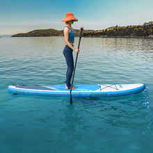 Load image into Gallery viewer, EGGORY Inflatable Stand Up Paddle Board,10'6"x 32"x 6" | SUP Surfboard with Premium SUP Accessories & Backpack, Adj Paddle, Pump, Leash, Valve Adjuster | Youth & Adult Surfing Boat, White