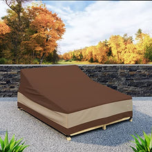 Load image into Gallery viewer, Duck Covers Ultimate Waterproof 82 Inch Double Wide Patio Chaise Lounge Chair Cover