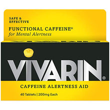 Load image into Gallery viewer, Vivarin Brand Alertness Aid, 40 tablets