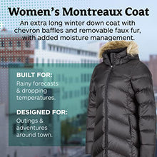 Load image into Gallery viewer, Marmot Women’s Montreaux Full-Length Parka | Down-Insulated, Water-Resistant Jet Black, Large