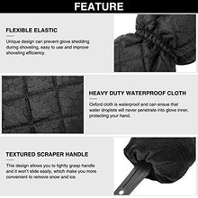 Load image into Gallery viewer, MATCC Ice Scraper Mitt 2 Pack Windshield Snow Scrapers with Waterproof Snow Remover Glove Lined of Thick Fleece Black