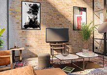Load image into Gallery viewer, FURINNO Simple Design 2-Pack End Side Table, Columbia Walnut/Black