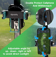 Load image into Gallery viewer, Magnetic Golf Cart Phone Holder,Golf Cart Accessories With Bluetooth Wireless Selfie Button Clicker,Record Golf Swing for Golf Training Aid and Correct Your Swing Posture,Golf Gifts for Men/Women