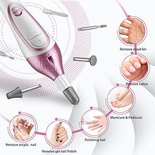 Load image into Gallery viewer, ISTON 36-piece Professional Manicure & Pedicure Kit, Cordless Nail Drill Machine, 20000RPM,11Pcs Bits, 4 Speed, Electric Nail File Set, Nails Care Kits, Manicure Pedicure Tools, Storage Case