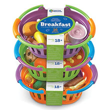 Load image into Gallery viewer, Learning Resources New Sprouts Bundle of Breakfast, Lunch and Dinner - 3 Sets, Ages 18+ months Toddler Pretend Play Food, Educational Toys for Toddlers, Supermarket Toys