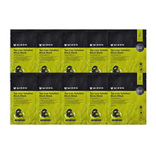 Load image into Gallery viewer, Mizon Solution Black Mask Volcanic Ash with Minerals, Far-Infrared Radiation for Detox, Deep Clean Skin, Black Mask Sheet Delivers Nutrients, Pore Care, Spa Treatment Mask Sheet Set (Tea Tree)