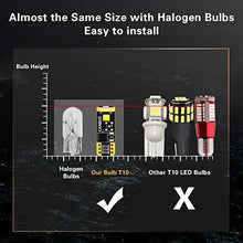 Load image into Gallery viewer, LASFIT 194 168 2825 W5W LED Bulb Canbus Error Free, T10 LED Bulbs 400LM 6000K for Dome Map License Plate Trunk Cargo Lights (2-pack)