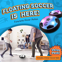 Load image into Gallery viewer, LLMoose Hover Ball for Boys & Girls - 2 LED Light Soccer Balls with Foam Bumpers