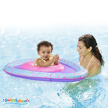 Load image into Gallery viewer, SwimSchool Lil’ Narwal Infant Baby Pool Float with Splash & Play Center, Low Center Adjustable Seat, Buoyant Infant Baby Floatie, Age 6 - 24 Months, Blue
