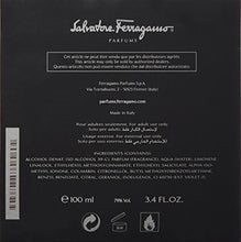 Load image into Gallery viewer, F by Ferragamo Black By Salvatore Ferragamo For Men Eau De Toilette Natural Spray, 3.4 Fl Oz/100 ml