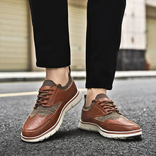 Load image into Gallery viewer, Men's Oxford Shoes Casual Dress Shoes for Men Business Walking Comfortable (Brown,41
