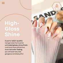 Load image into Gallery viewer, Modelones Gel Nail Polish Set - 6 Colors Nude Gel Polish Kit Skin Tones Neutral Popular Nail Polish Gel White Brown Gel Nail Kit Soak Off LED Nail Art French Manicure DIY Mothers Day Gifts for Women