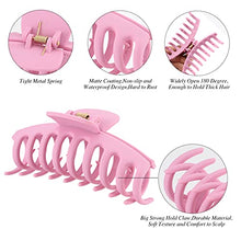 Load image into Gallery viewer, 12 Pack Large Hair Claw Clips for Woman, Matte Banana Clips,Strong Hold jaw clip,Hair Clamps for Thin Thick Hair,christmas gifts for women