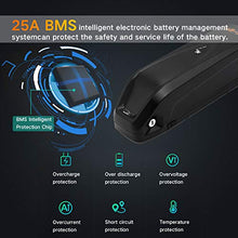 Load image into Gallery viewer, X-go Ebike Battery 48V/36V 13AH/10AH Lithium ion Battery with Charger, USB Port, Electric Bike Battery for 500W/1000W Bike Motor Black (36V 15AH 500W)