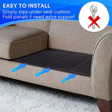 Load image into Gallery viewer, Couch Cushion Support for Sagging Seat, Under Couch Support Board, Saggy Sofa Cushion Support, Firmer ABS Board Cushion Support, Thicker Furniture Couch Slats Seat Saver, 17x66 inch