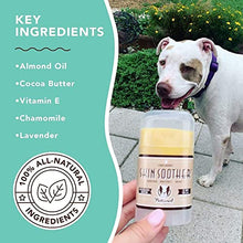 Load image into Gallery viewer, Natural Dog Company Skin Soother Stick (2 oz) | Healing Balm with Almond Oil, Lavender, Cocoa Butter, and Vitamin E | Hot Spot Treatment for Dogs | Allergy Treatment and Dry Skin Soother for Dogs