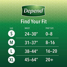Load image into Gallery viewer, Depend FIT-FLEX Incontinence Underwear for Women, Disposable, Maximum Absorbency, XL, Blush, 26 Count (Packaging May Vary)