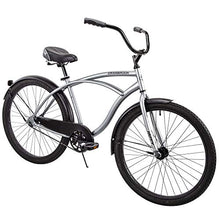 Load image into Gallery viewer, Huffy 26" Cranbrook Men's Beach Cruiser Comfort Bike, Silver