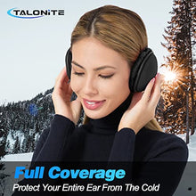 Load image into Gallery viewer, TALONITE Winter Ear Muffs for Men & Women Foldable Fleece Ear Warmers - Pefer for Outdoor Skiing - Behind the Head Earmuffs