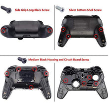 Load image into Gallery viewer, eXtremeRate Emerald Green Faceplate Backplate Handles for Nintendo Switch Pro Controller, DIY Replacement Grip Housing Shell Cover for Nintendo Switch Pro - Controller NOT Included