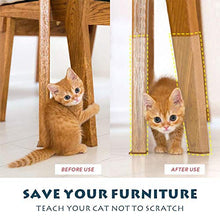 Load image into Gallery viewer, Anti Cat Scratching Deterrent Tape, Scratch Protection Tapes for Pet, Clear Double Sided Training Tape, How to Love Your Pet by Protect Your Upholstered Furniture is the Best choice(Pins free)(8 Pack)
