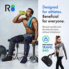 Load image into Gallery viewer, Reathlete Leg Massager, Air Compression for Circulation Calf Feet Thigh Massage, Muscle Pain Relief, Sequential Boots Device with Handheld Controller with Knee Heat Function