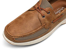 Load image into Gallery viewer, Vostey Men's Boat Shoes Slip On Stylish Fashion Sneaker Casual Loafers Shoes(BMY3003 tan 10.5)