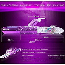 Load image into Gallery viewer, Telescopic Waterproof USB Cable Rechargeable Handheld Massager V4678 Bead Dual Motor Silent Rotating Easy to Carry Vi