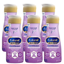 Load image into Gallery viewer, Enfamil NeuroPro Gentlease Ready-to-Use Baby Formula, Brain and Immune Support with DHA, Clinically Proven to Reduce Fussiness, Crying, Gas & Spit-up in 24 Hours, Non-GMO, 32 Fl Oz, 6 Count