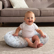 Load image into Gallery viewer, Boppy Original Nursing Pillow & Positioner, Gray Taupe Leaves, Cotton Blend Fabric with Allover Fashion