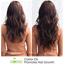 Load image into Gallery viewer, Castor Oil USDA Organic Cold-Pressed (16oz) 100% Pure Hexane-Free Castor Oil - Conditioning & Healing, For Dry Skin, Hair Growth - For Skin, Hair Care, Eyelashes - Caster Oil By Sky Organics