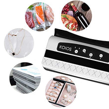 Load image into Gallery viewer, KOIOS Enhanced +80% Strength Vacuum Sealer, Roll Storage & One-shoot Cutter Bar, 16L/Min Automatic Vacuum Sealing for Food Preservation for Sous Vide Cooking Roll of Vacuum Bags