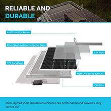 Load image into Gallery viewer, Renogy 12 Volt Solar Panel 100 Watt High-Efficiency Monocrystalline Module PV Charger for RV Battery Boat Caravan and Other Off-Grid Applications, Single, RNG-100D-SS
