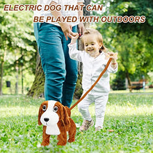 Load image into Gallery viewer, SdeNow Dog Stuffed Animals,Walking Singing Realistic Toy Dog Anime Plush Electronic Pet Baby Stuffed Animals Walking Dog Toy Interactive Puppy Gift