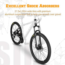 Load image into Gallery viewer, SIRDAR S-900 27 Speed 27.5 inch Mountain Bike Aluminum Alloy and High Carbon Steel with 2 Replaceable Seat, Full Suspension Disc Brake Outdoor Bikes for Men Women