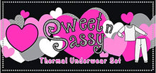 Load image into Gallery viewer, Sweet & Sassy Girl's 2-Pack Thermal Warm Underwear Top and Pant Set-Grey/White-6x