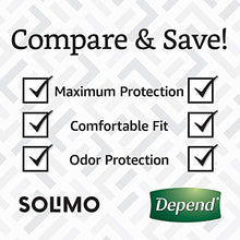 Load image into Gallery viewer, Amazon Brand - Solimo Incontinence Underwear for Women, Maximum Absorbency, Medium, 60 Count, 3 Packs of 20