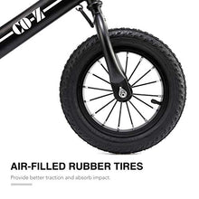Load image into Gallery viewer, CO-Z Kids Balance Bike for 2-5 Year Olds with 12" Rubber Air Tires, Easy Step Through Frame Bike for Boys and Girls, No Pedal Toddler Scooter Bike, Ride On Toy for Children, Lightweight Kids Bicycle
