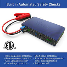 Load image into Gallery viewer, HALO Bolt 58830 mWh Portable Phone Laptop Charger Car Jump Starter with AC Outlet and Car Charger - Blue Graphite