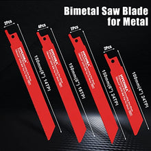 Load image into Gallery viewer, HYCHIKA 32-Piece Reciprocating Saw Blade Set Metal Wood Cutting Saw Blades with Organizer Case