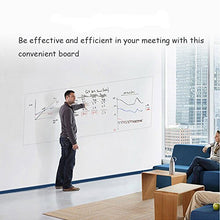 Load image into Gallery viewer, Dry Erase Whiteboard Sticker Wall Decal, Self-adhesive White Board Peel Stick Paper for School,Office,Home,Kids Drawing with 1 Water Pen (78.7" x 17.7")