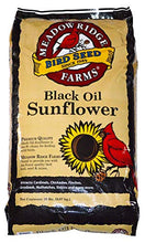 Load image into Gallery viewer, Meadow Ridge Farms Black Oil Sunflower Bird Seed, 20-Pound Bag