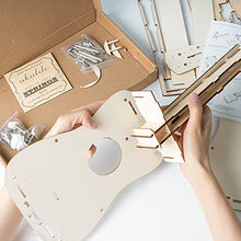 Load image into Gallery viewer, Benarita 3D Wooden Ukulele Puzzle Model DIY Kits for Teens and Adults