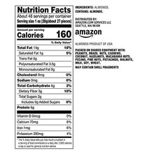 Load image into Gallery viewer, Amazon Brand - Happy Belly Whole Raw Almonds, 48 Ounce