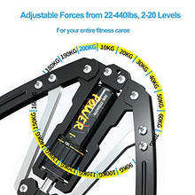 Load image into Gallery viewer, Tepemccu Hydraulic Power Twister Adjustable Arm-Exerciser - Home Chest Expander 22-440lbs, Home Fitness Equipment Bar for Men and Women with Resistance (Blue)
